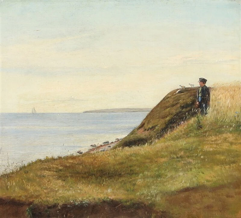 Panorama da Refsnæs in una domenica pomeriggio
